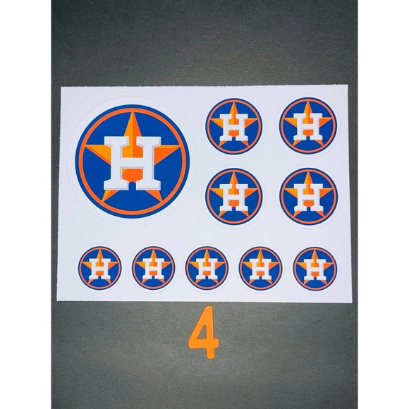 ASTROS BASEBALL HIGH QUALITY STICKERS SET BUNDLE - Picture 4 of 11